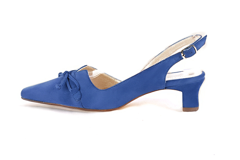 Electric blue kitten heels hotsell